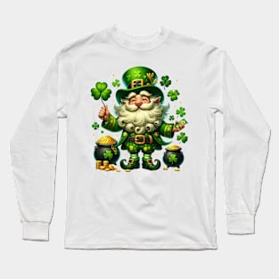 St Patricks Day Leprechaun Long Sleeve T-Shirt